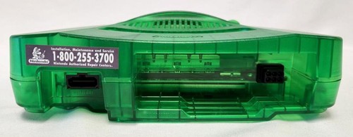 Vintage N64 Funtastic Jungle Translucent GREEN Nintendo-64 Gaming Console System - Picture 7 of 8