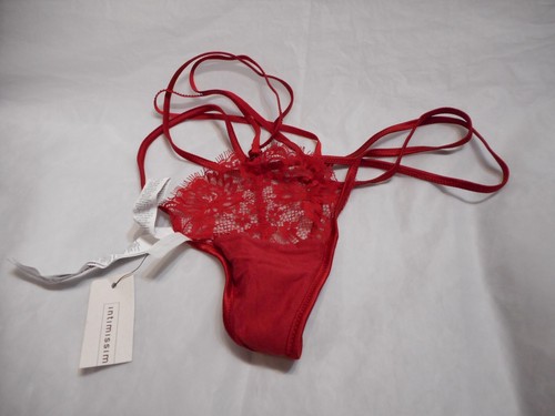 Intimissimi Women's Ceralacca Cross Back Bling Panty MEDIUM - Picture 14 of 16