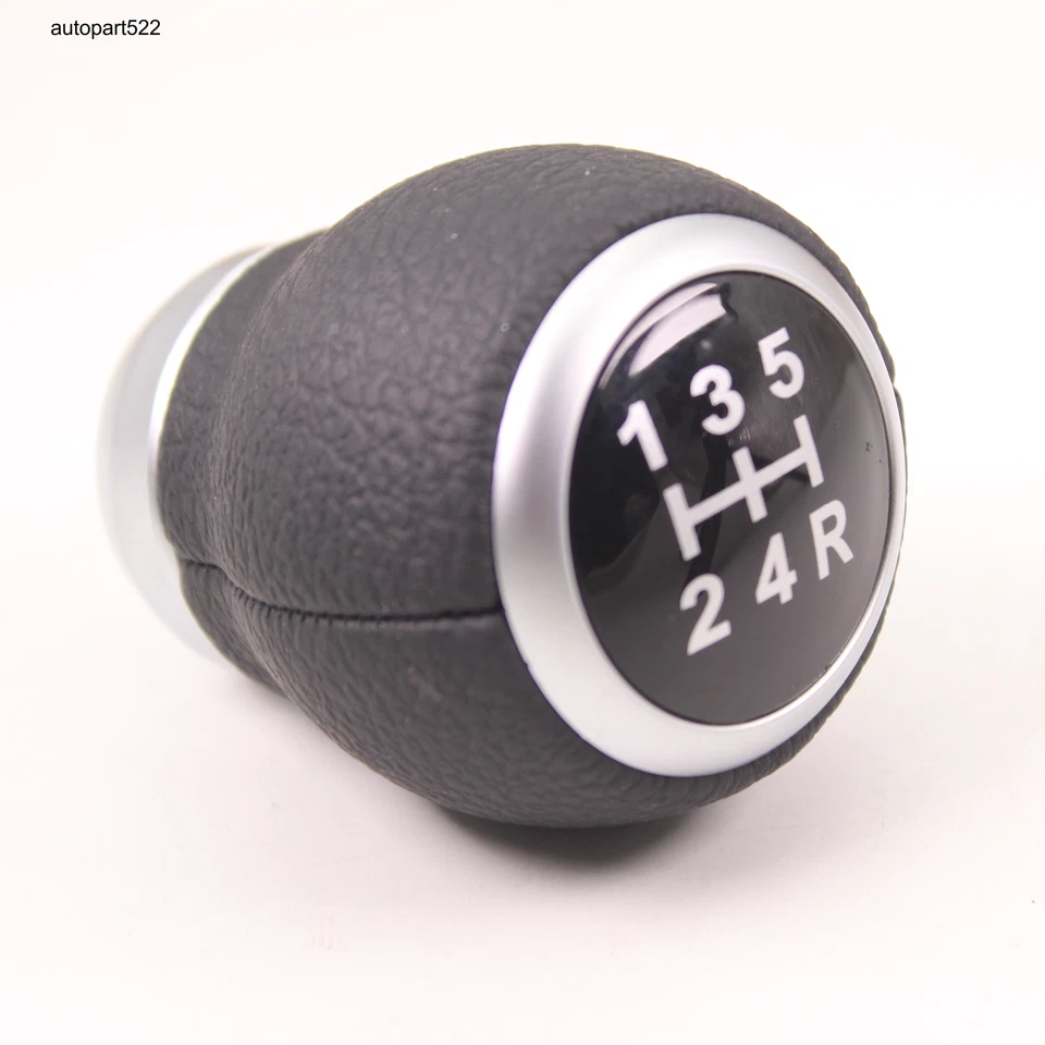 Botão de câmbio de marchas de couro 5 velocidades para Subaru Impreza Wrx Sti Outback 2009-2019 Mt - Imagem 4 de 4