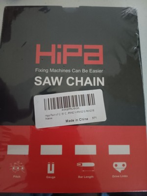 Hipa Saw Chain 2 Pack. 18''