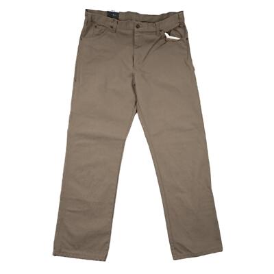 Dickies Mens Relaxed Fit Straight Leg Carpenter Duck Jeans Beige 36x32