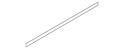 Cinta decorativa para Ford (N/P DC3Z9920000CB)
