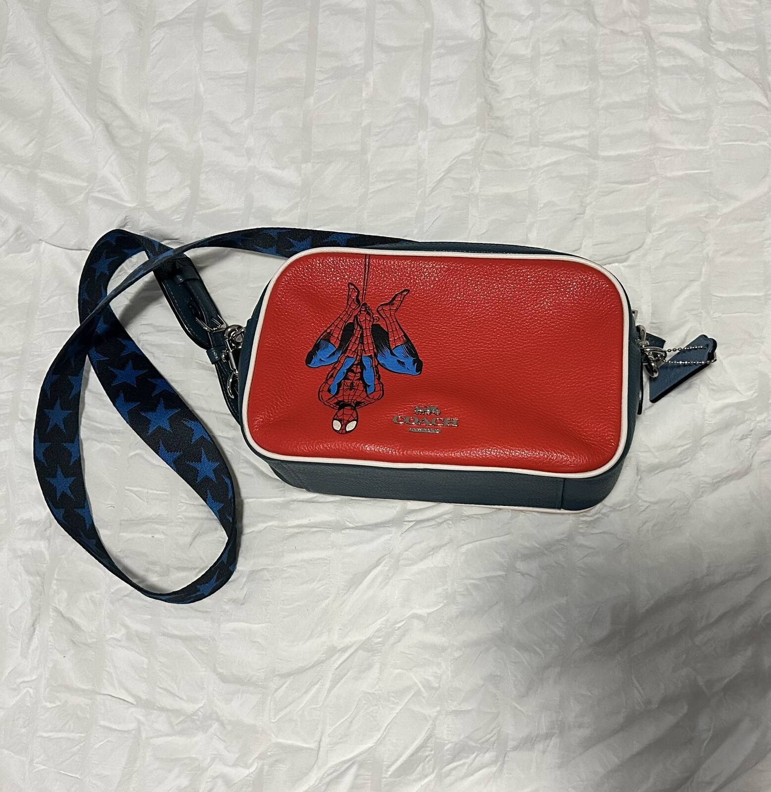 Coach X Marvel SpiderMan Jes Crossbody Miami Red Gem