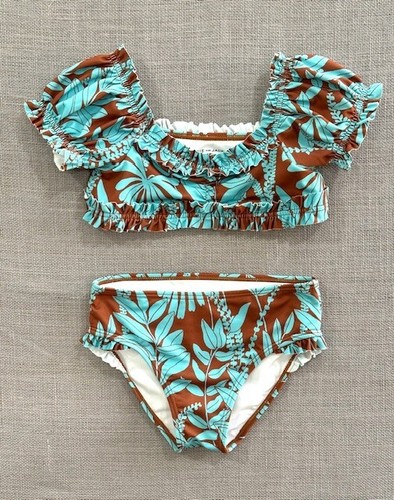 Janie and Jack Tropical 2-Piece Swimsuit Size 6 years - Picture 14 of 16