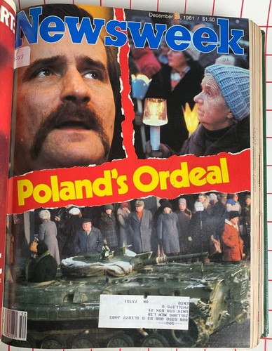 December 1981 to February 82 Newsweek Magazine Hard Bound Montana Superbowl - Picture 6 of 10