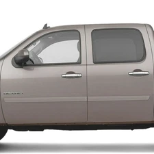 For: GMC Sierra Crew Cab 2007-2013 Painted Body Side Moldings #FE2-SILVERADO-CC