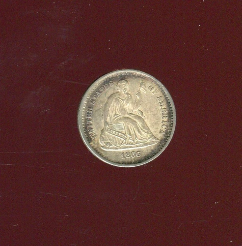 1866-S Seated Liberty Half Dime | Brilliant Uncirculated | San Francisco |CP2804