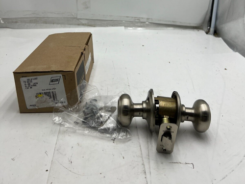(Qty 9) Schlage Georgian Hall and Closet Door Knob Brushed Stainless F10 GE0 619