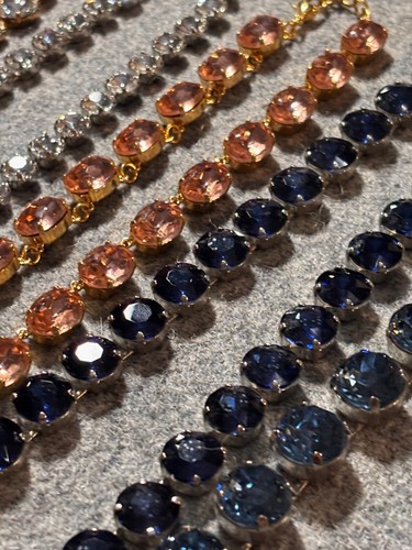 Anna Wintour Style Collet Necklaces Austrian Crystal - Picture 21 of 41