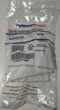Hellermann Tyton RJ45FC5E-GRY Category 5e Gray Modular Keystone Jack