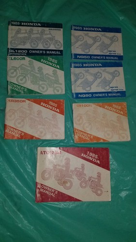 HONDA TRIUMPH YAMAHA MANUALES DEL PROPIETARIO AÑOS 70 80 90 CADA UNO VER NOTAS LITERATURA - Imagen 6 de 10