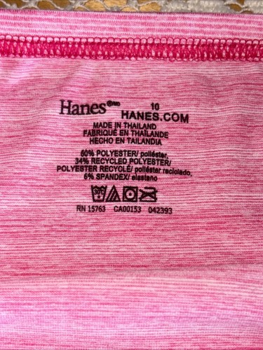 Hanes Girl Y2K Size 10 Vintage High Waist Bikini Panty Underwear - Picture 2 of 4