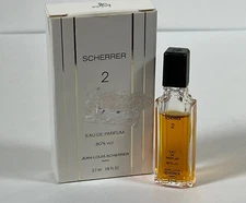 Vintage Jean-Louis Scherrer 2 Eau de Parfum Miniature Perfume 3.7 ml 1/8 fl oz