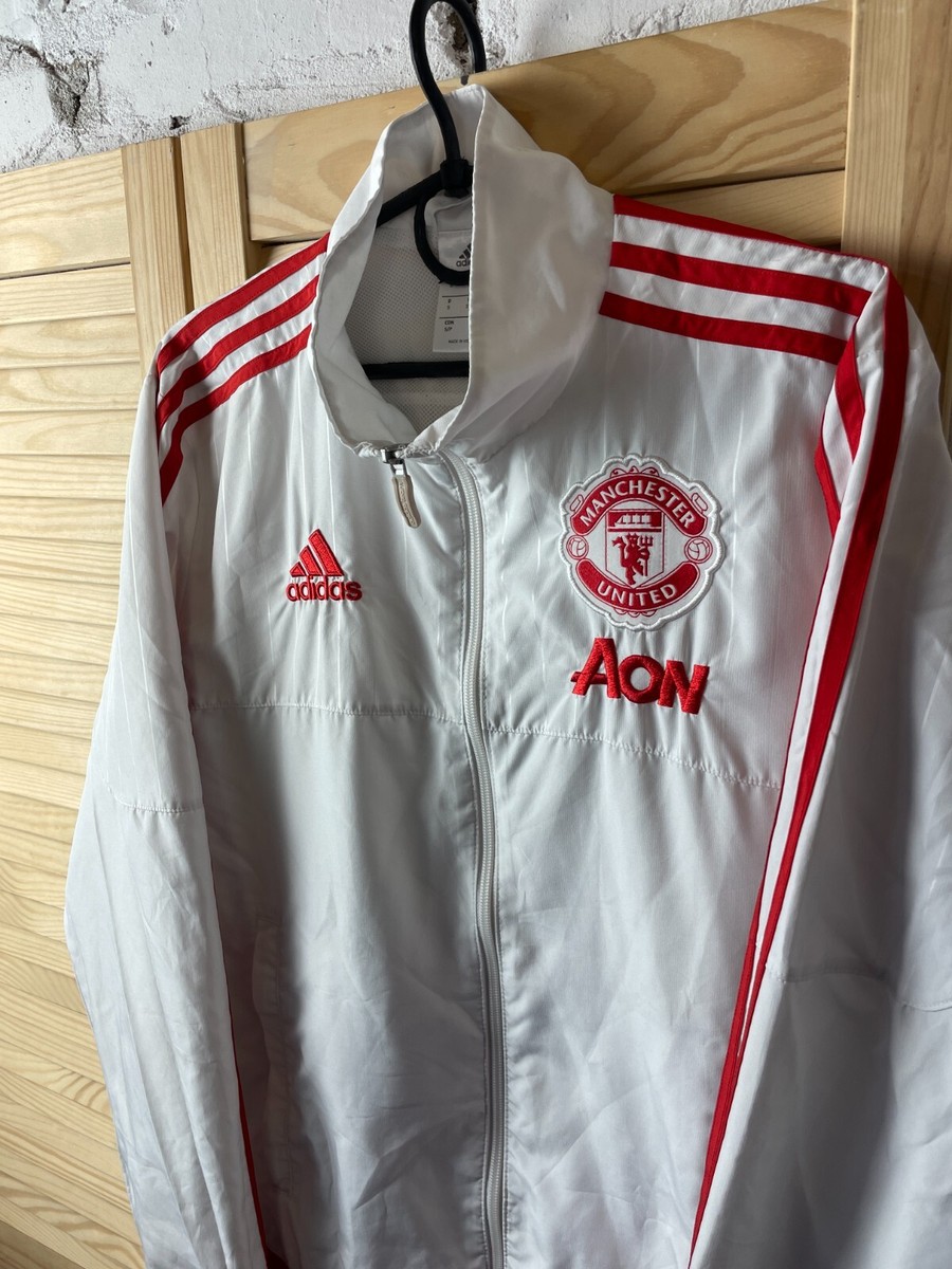 MANCHESTER UNITED TRAINING FOOTBALL SOCCER JACKET WITH MANCHESTER UNITED TRAINING FOOTBALL SOCCER JACKET WITH