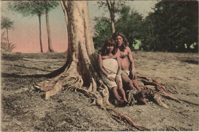 PC ARGENTINA, INDIOS CHMACOCO, Vintage Postcard (B42015)