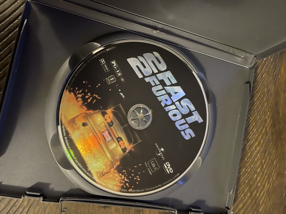 2 Fast 2 Furious DVD Paul Walker, Tyrese Gibson, Eva Mendes