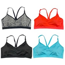 Victorias Secret VSX Lightly Padded Mesh Back Wireless Sports Bra New