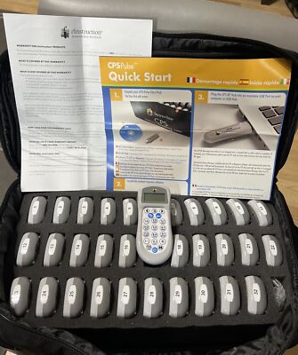 CPS Pulse Response KG3EI  Class Clickers & Case - Lot of 32 by Einstruction