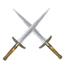 2pc Fantasy Loki Dagger For Props & Cosplay Costumes