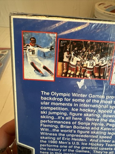 VTG ‘91 Olympic Winter Game Moments of Glory Sealed Kelloggs US Olympics VHS New - Picture 15 of 20