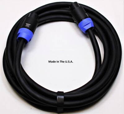LASE 15 Ft SpeakOn Speaker Cable w/ NEUTRIK NL8FC 12ga 8 Conductor