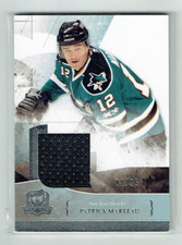 10-11 UD Upper Deck The Cup  Patrick Marleau  1/25  First Card  Jersey