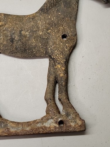 Dempster Cast Iron Horse Windmill Weight Short Tail - Picture 7 of 8