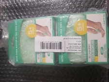 6ct Spongeables Foot Calluses Exfoliating Sponge w/ Shea Butter & Tea Tree Oil