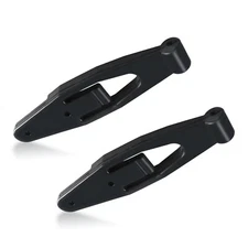 2x Hood Latch Base Black for 2008 2009 2010 2011 Peterbilt 389