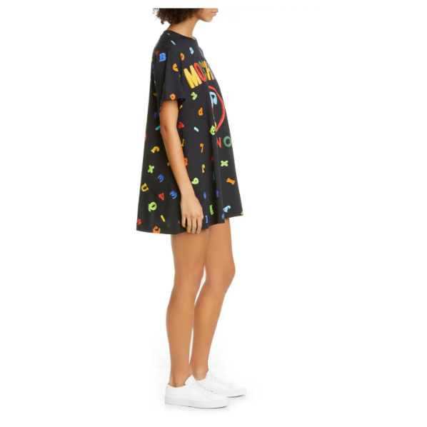 【送料&関税込】Moschino Logo Printed T-shirt Dress Love Moschino logo-print T-shirt Dress | White | FARFETCH