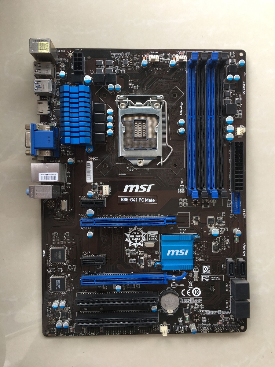 MSI B85-G41 PC Mate Motherboard Mainboard Intel B85 LGA1150 DDR3