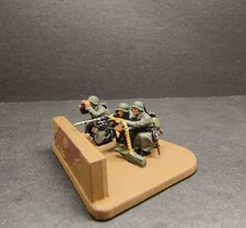 1/72 WWII German Winter Heavy Machine Gun 3PCS Soldiers Finished Paint Model