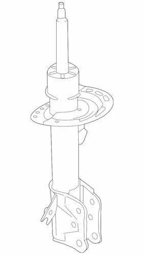 OEM NEW 2015-2018 Ford Edge Left Shock Absorber Assembly Front F2GZ-18124-AD