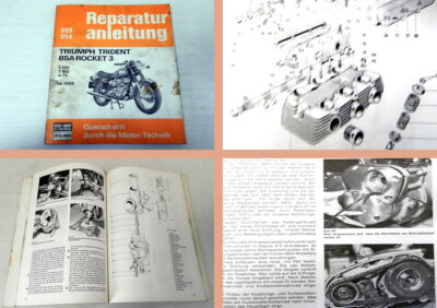 Werkstatthandbuch Triumph Trident BSA Rocket 3 ab 1969 Reparaturanleitung