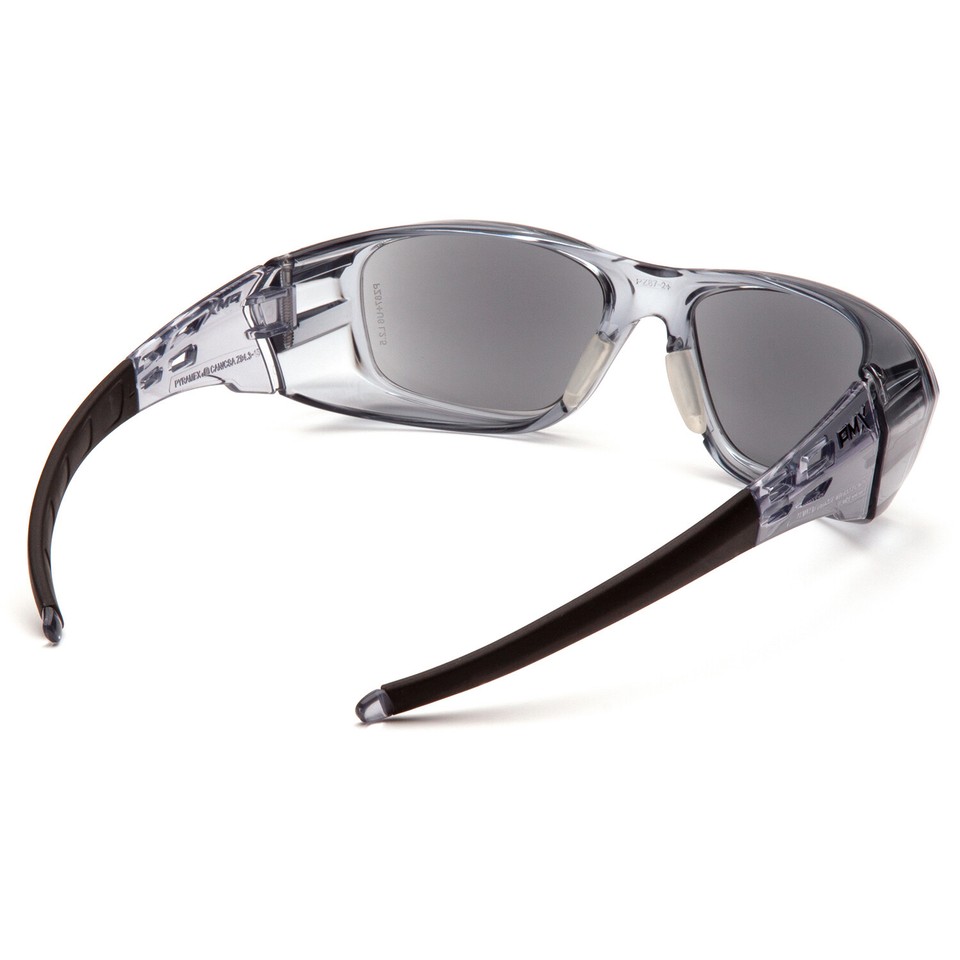GRAY FULL READERS SUNGLASSES Cheaters Magnifying Reading Safety Glasses ...