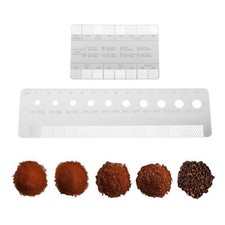 Règle de mesure de café moulu Grains d'espresso professionnels mesurant pour