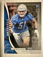 2019 Panini Absolute Jahlani Tavai Rookie Detroit Lions #159