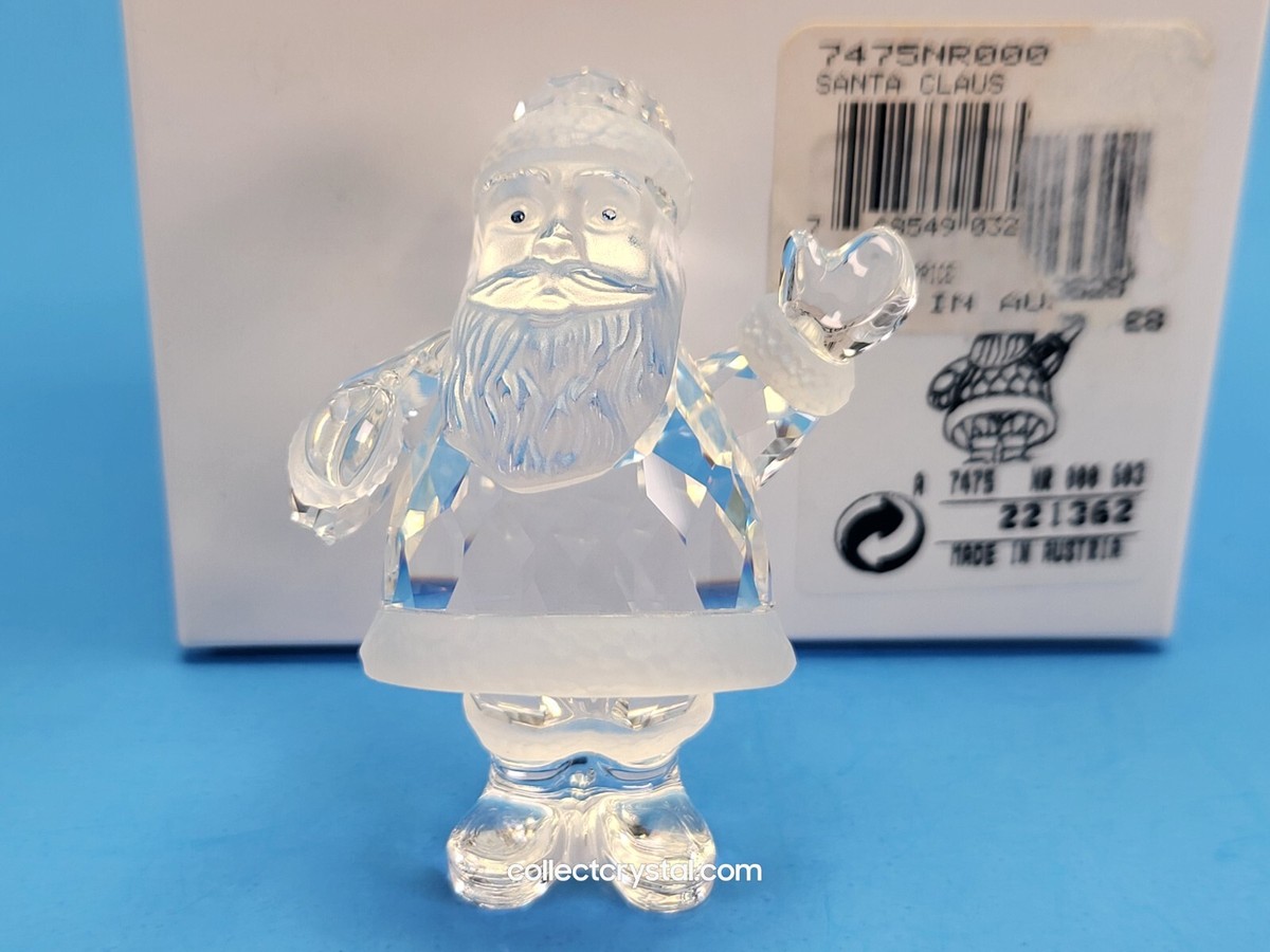 ノエル☆スワロフスキー Swarovski Crystal 7475 000 603 Santa Claus classic w blue eyes
