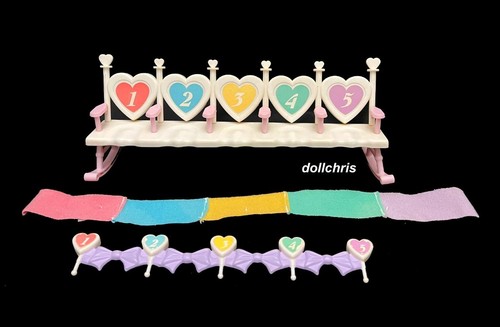 Vintage Tyco Quints Dolls Rocking Chair Set 5-in-1 with Blankets Rattles - Picture 2 of 4