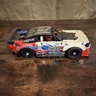 LEGO Built Race Car Vehicle Model Red White Blue #75 Plastic Cars Vehicles — photo 3