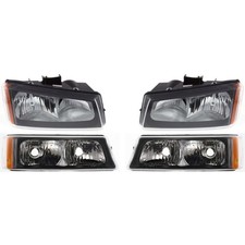 Headlight Kit For 2003-2006 Chevrolet Silverado 1500 Driver And Passenger Side