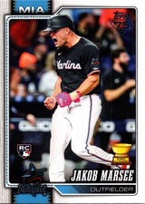 2026 Topps Series 1 [Jakob Marsee] #37 RC Rookie Cup - Miami Marlins