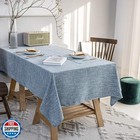 JSFLY Waterproof Cotton Linen Tablecloths Rectangle Dining Table 