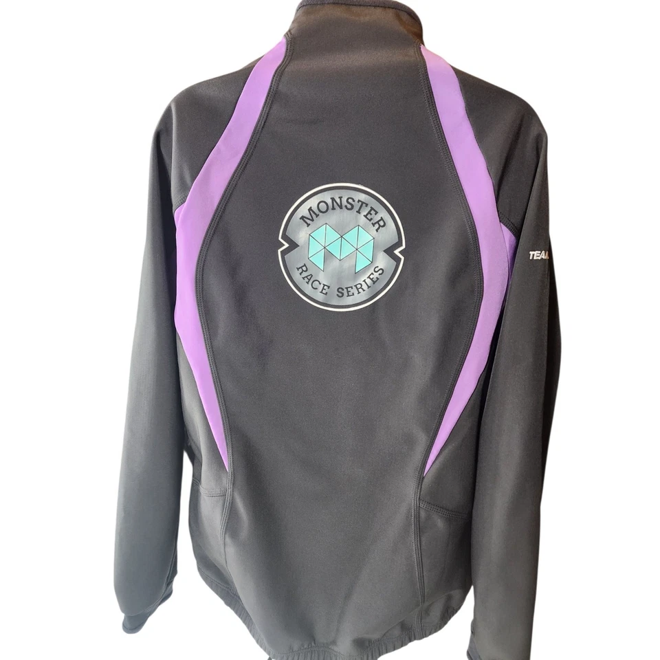 Team Ortho Jacket Womens Large Race Softshell Running Windbreaker Marathon - Image 4 of 4
