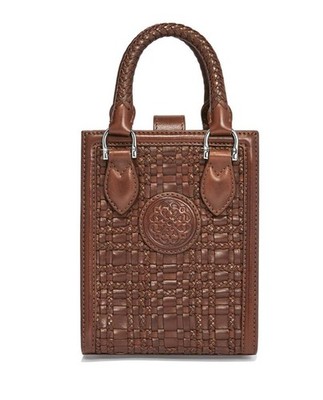 BRIGHTON Whisky Leather Levi Mini Tote Style: H1617W  MSRP: $295 NWT