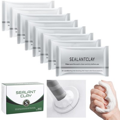 Waterproof Sealant Mastic,Pack of 8 White Seal Putty Waterproof Duct Seal Rep...