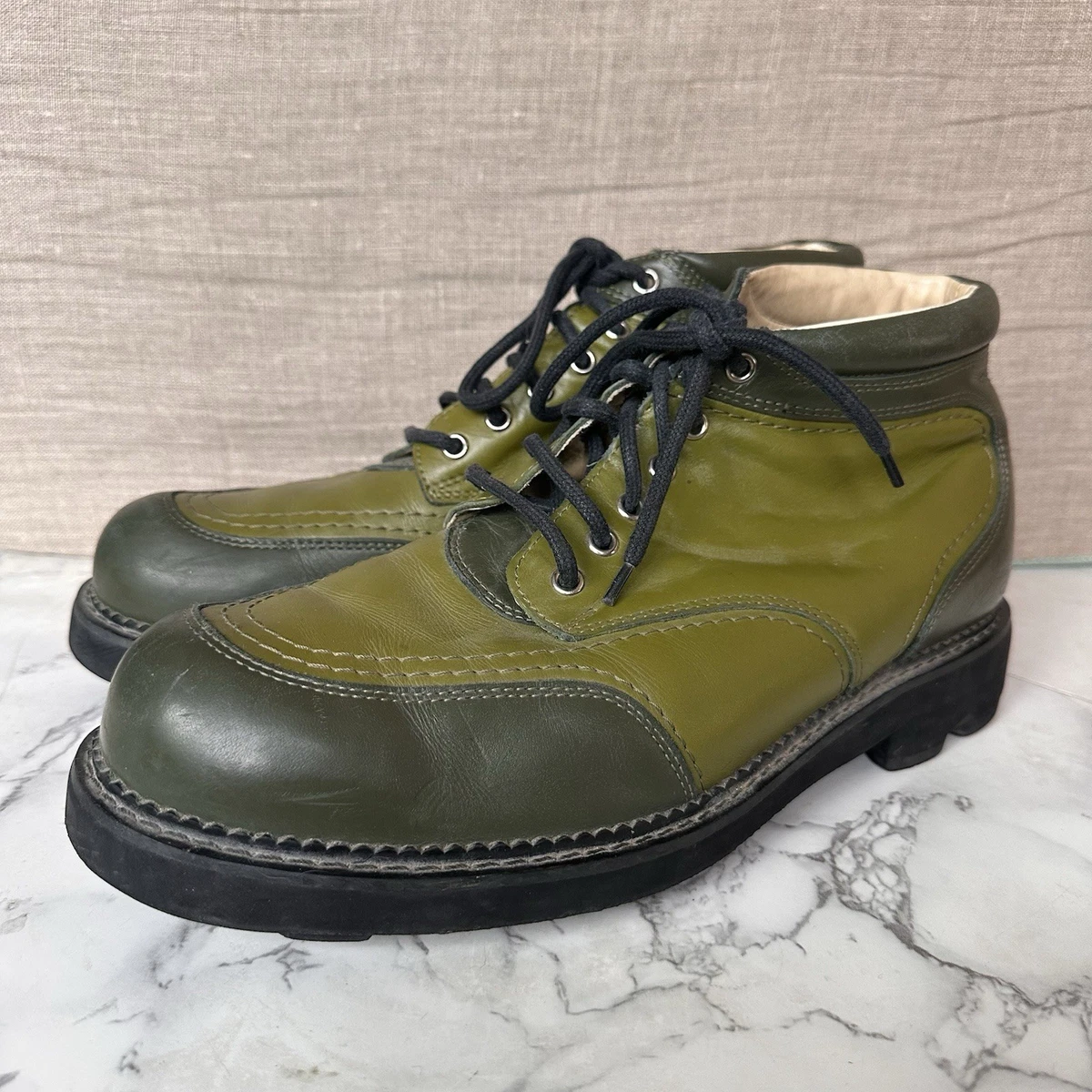 John Fluevog Green Chukka Boots John Fluevog x Anna Sui Sugar Candy Boots - Evergreen Teal main image 2