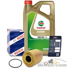 BOSCH ÖLFILTER+5 L CASTROL EDGE 0W-40 FÜR MINI FÜR MINI R55 - R58 R60