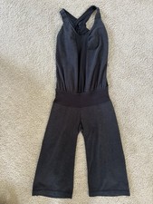 Lululemon Bodysuit Shorts capri Romper gray Size 2 Women s one piece