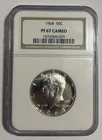 PR67 Cameo 1964 Kennedy Half Dollar NGC (Beautiful Coin)